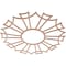 Ekena Millwork Augustus Wood Fretwork Pierced Ceiling Medallion, Cherry, 32"OD x 11 1/4"ID x 3/8"T CMWP32X32X0375AUCH - alternate 2